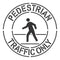 Pedestrian Traffic Stencil